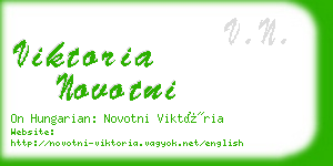 viktoria novotni business card